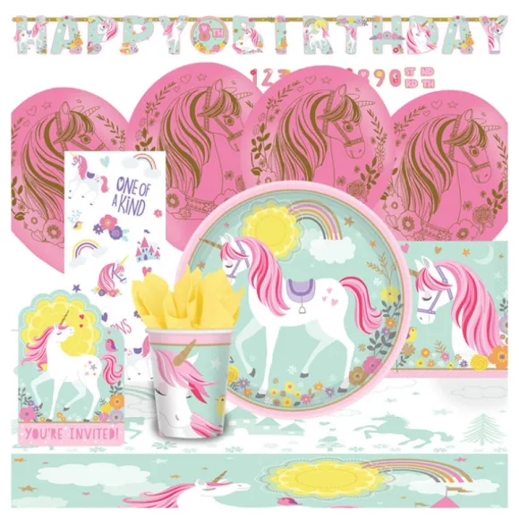 Kit Anniversaire Licorne 8 Personnes