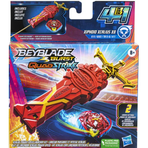Lanceur Puissance Et Vitesse Xcalius - Beyblade Burst Quadstrike