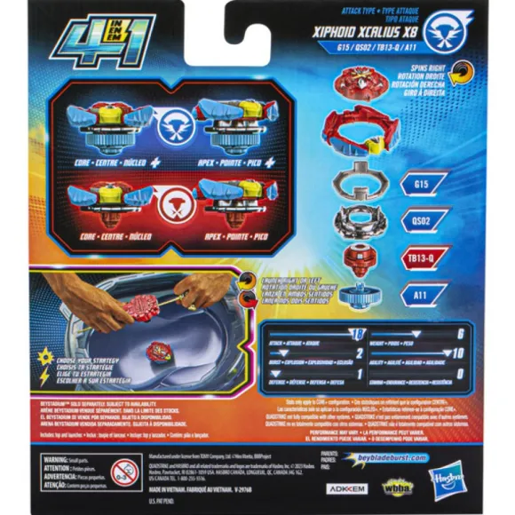 Lanceur Puissance Et Vitesse Xcalius - Beyblade Burst Quadstrike