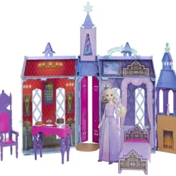 Le Chateau D'Arendelle Et Sa Poupee Elsa - La Reine Des Neiges