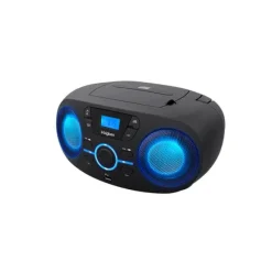 Lecteur Cd/Usb Portable Lumineux Noir