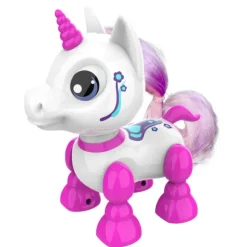 Licorne Robot Interactive - Ycoo - Robot Licorne Rose - 13 Cm