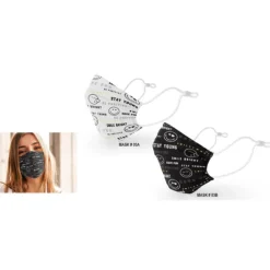 Lot De 2 Masques Smiley En Assortiment