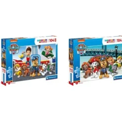 Lot De 2 Puzzles 104 Pieces - Pat'Patrouille