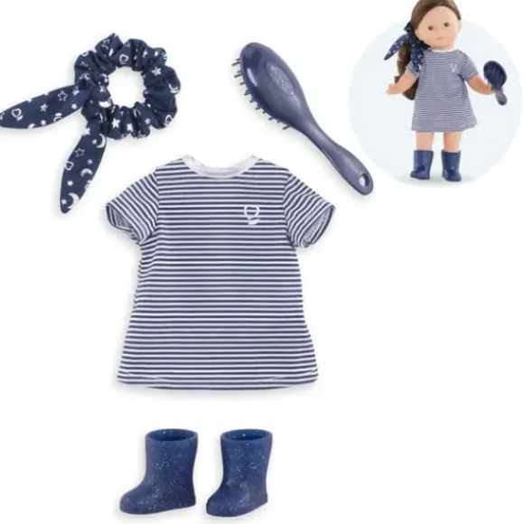 Ma Corolle Coffret Robe Rayee Et Accessoires