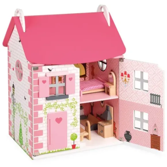Maison De Poupées En Bois Mademoiselle