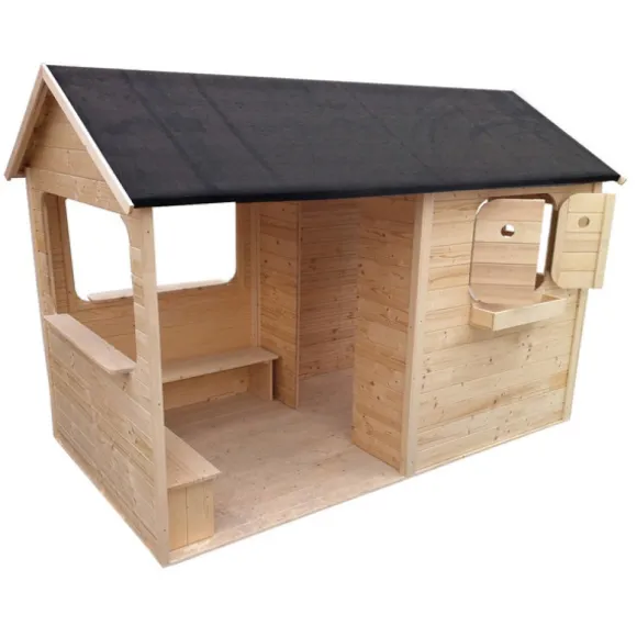 Maison En Bois Avec Patio