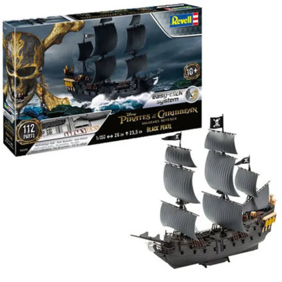 Maquette Bateau Black Pearl 1/150 - Pirates Des Caraibes