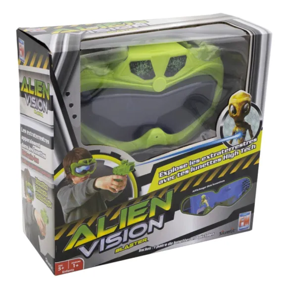 Masque Alien Vision Et Pistolet