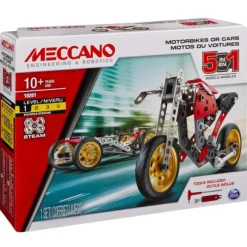 Meccano - Voiture Et Moto 5 Modeles