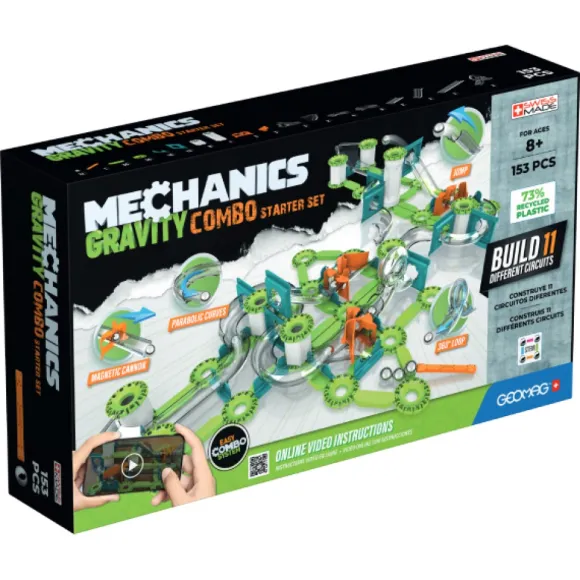 Mechanics Gravity Combo, 153 Pieces - Geomag