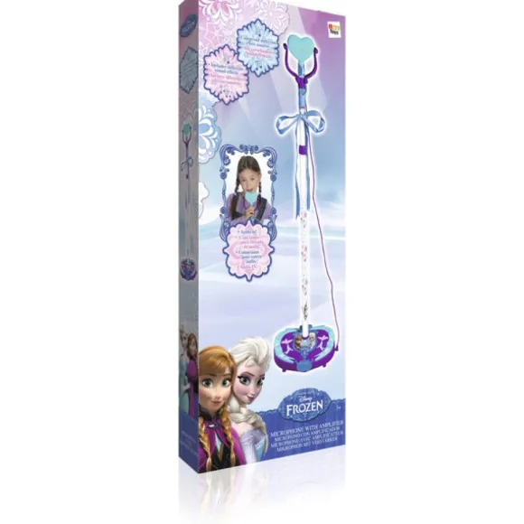Micro Sur Pied Avec Amplificateur - Disney La Reine Des Neiges