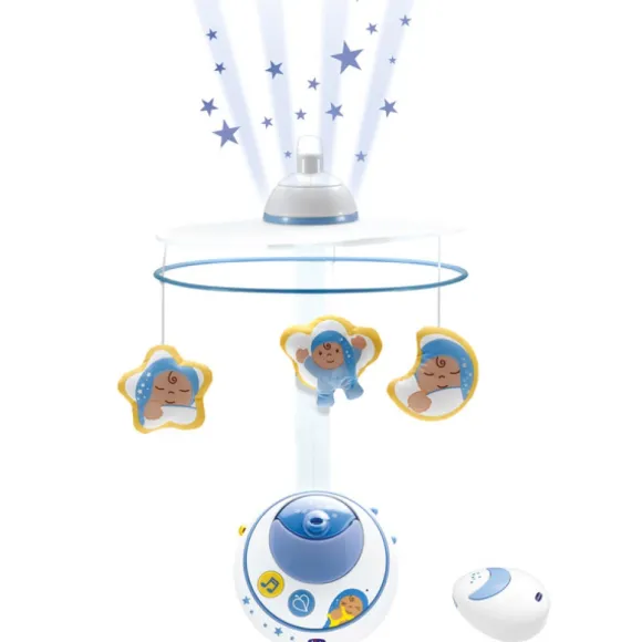 Mobile Double Projection Bleu