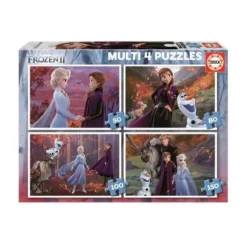 Multi Puzzle La Reine Des Neiges, 50, 80, 100, 150 Pieces