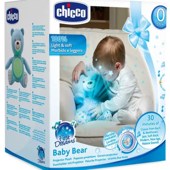 Ourson Projecteur Baby Bear Bleu