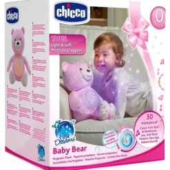 Ourson Projecteur Baby Bear Rose