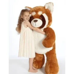 Panda Roux Geant 120 Cm