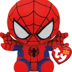 Peluche Beanie Babies Marvel - Spiderman 15 Cm