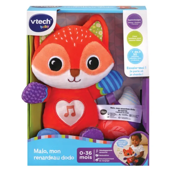 Peluche Musicale Malo Mon Renardeau Dodo - Baby Loulous