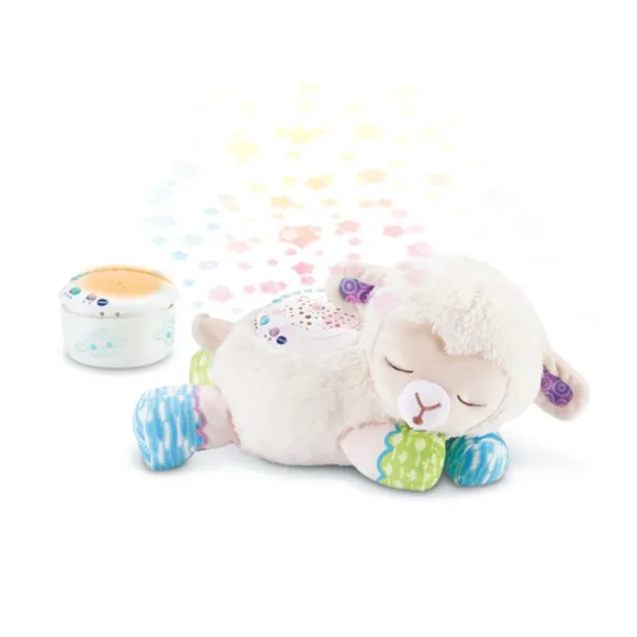 Peluche Veilleuse - Manon, Lumi Mouton Nuit Etoilee 3 En 1