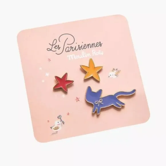 Pin'S Chat Et Etoiles