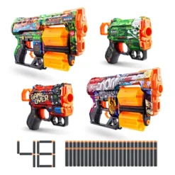 Pistolets Xshot Skins - Pack De 4