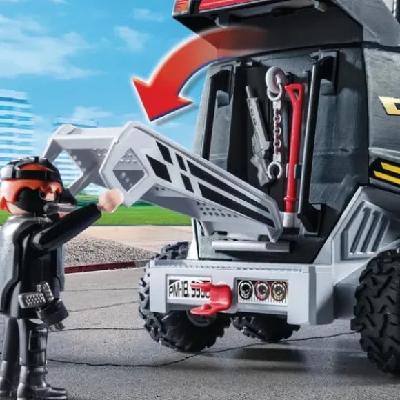 9360 - Playmobil City Action - Camion Des Policiers D'Elite Avec Sirene