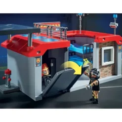 71193 - Playmobil City Action - Caserne De Pompiers Transportable