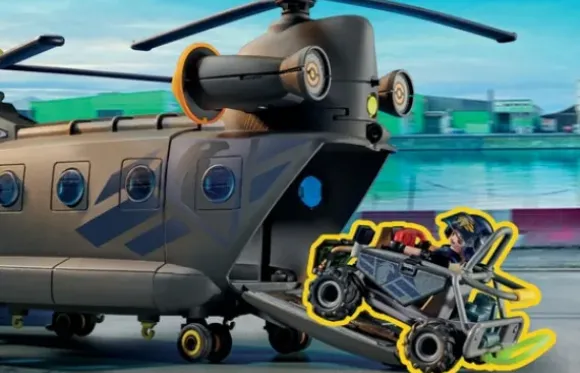 71149 – Playmobil City Action - Helicoptere Des Forces Speciales