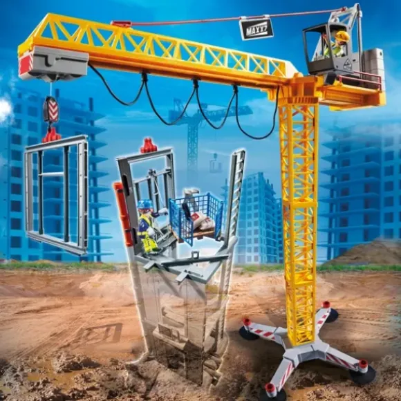 70441 - Playmobil City Action - La Grue Radio-Commandee