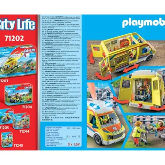 71202 - Playmobil City Life - Ambulance Avec Effets Lumineux