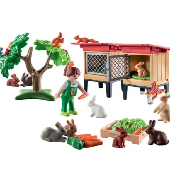 71252 - Playmobil Country - Enfant Avec Enclos Et Lapins