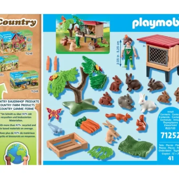 71252 - Playmobil Country - Enfant Avec Enclos Et Lapins
