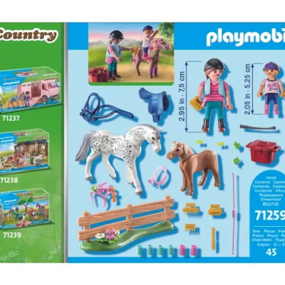 71259 - Playmobil Country - Starter Pack Cavaliers Et Chevaux
