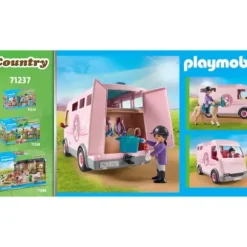 71237 - Playmobil Country - Van Avec Chevaux