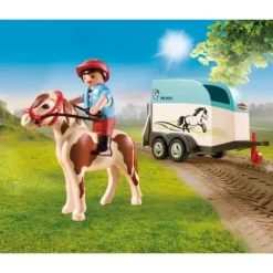 70511 - Playmobil Country - Voiture Et Van Pour Poney