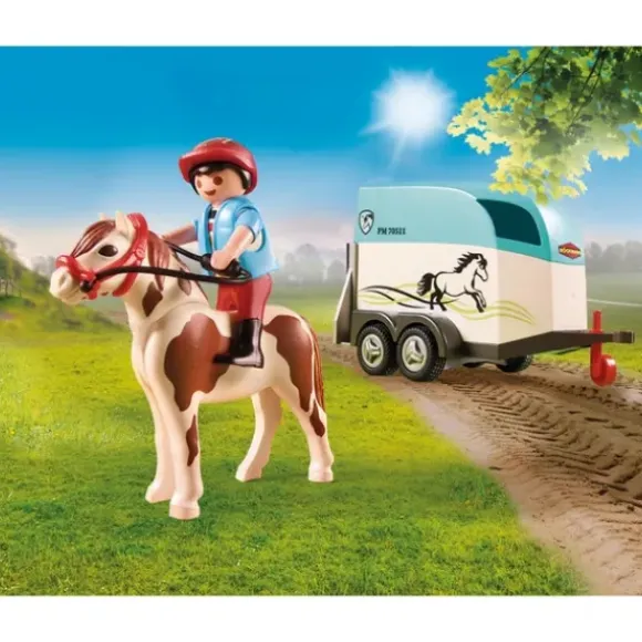 70511 - Playmobil Country - Voiture Et Van Pour Poney