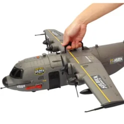 Porte-Avions 5 Véhicules Et Accessoires + Effets Sonores - 76 Cm