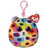 Porte-clés Leopard En Peluche - 8 Cm