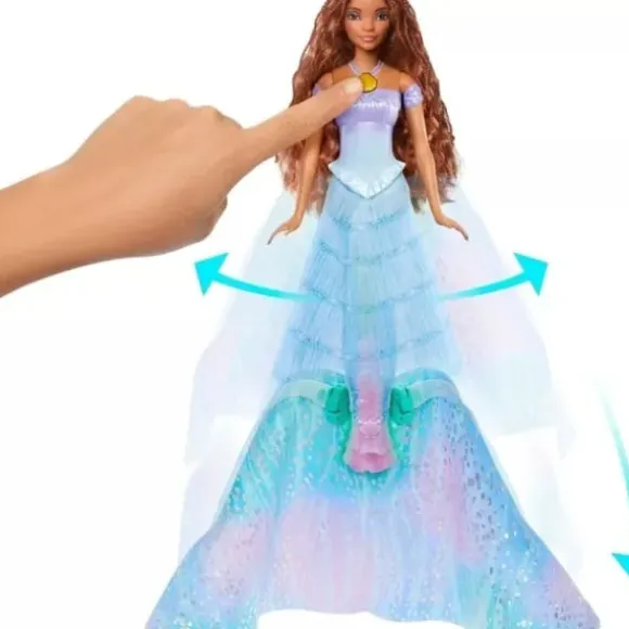 Poupee Ariel Transformable 2 En 1 - La Petite Sirene
