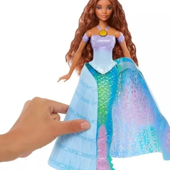 Poupee Ariel Transformable 2 En 1 - La Petite Sirene