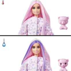 Poupee Barbie Cutie Reveal Ourson Rose