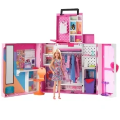 Poupee Barbie Et Coffret Dressing Deluxe