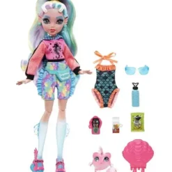 Poupee Lagoona Blue Et Son Animal De Compagnie - Monster High