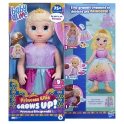 Poupee Princesse Ellie Grandit - Baby Alive