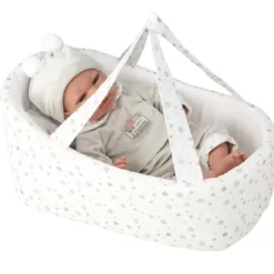 Poupon Qui Pleure Gabriel Avec Couffin 40 Cm