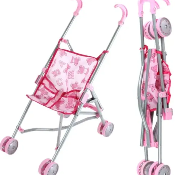 Poussette Canne Rose 56 Cm