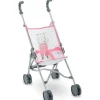Poussette Canne Rose Pour Poupons De 36 A 42 Cm