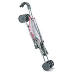 Poussette Canne Rose Pour Poupons De 36 A 42 Cm