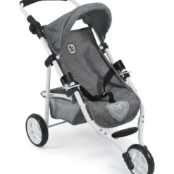 Poussette Jogging 3 Roues Lola Grise